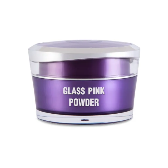 Műkörömépítő porcelánpor - Glass Pink 15ml