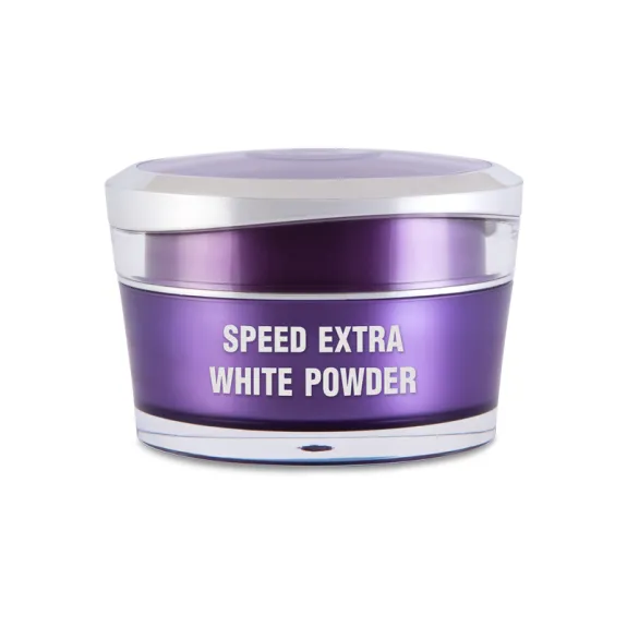 Műkörömépítő porcelánpor - Pudră Speed Extra White 15ml