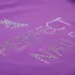 Tricou violet cu sigla PN cu strasuri M