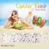 Nail Sticker Summer - Gold/White