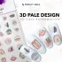 Autocolant pentru unghii - 3D Pale Design
