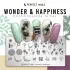 Placă de ștanțare-Wonder & Happiness