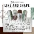 Stamping Plate - Line & Shape