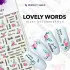 Nail Sticker - Lovely Words