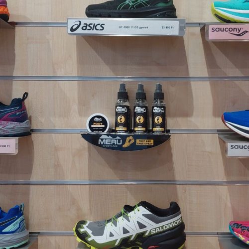 MERU Shoe Wall Display