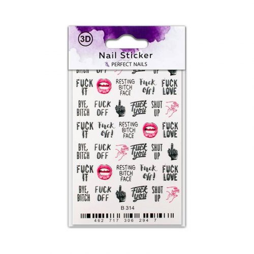 Nail Sticker - 3D Lips & More