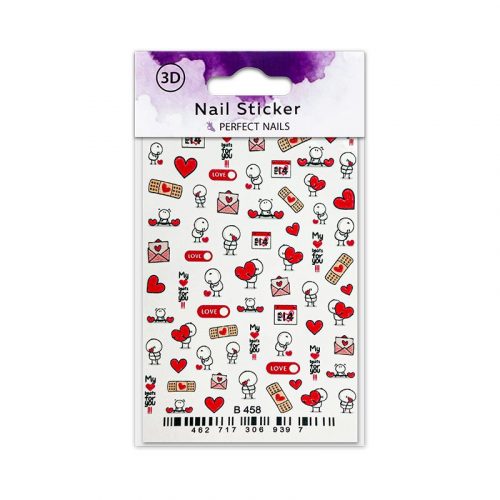 Nail Sticker - 3D I love you