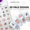 Nail Sticker - 3D Pale Design