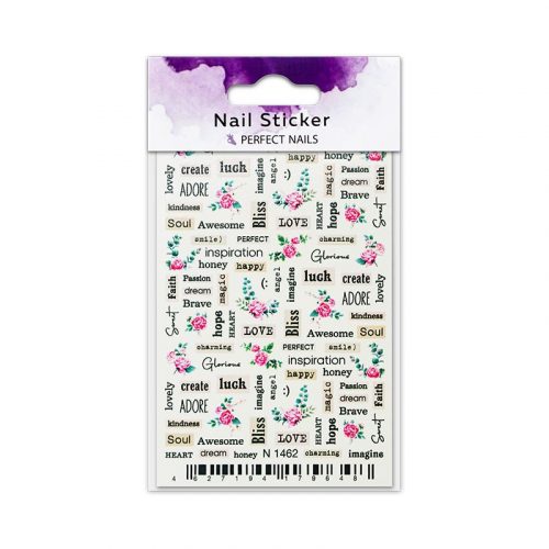 Nail Sticker - Lovely Words