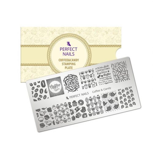 Stamping Plate - Coffee & Candy