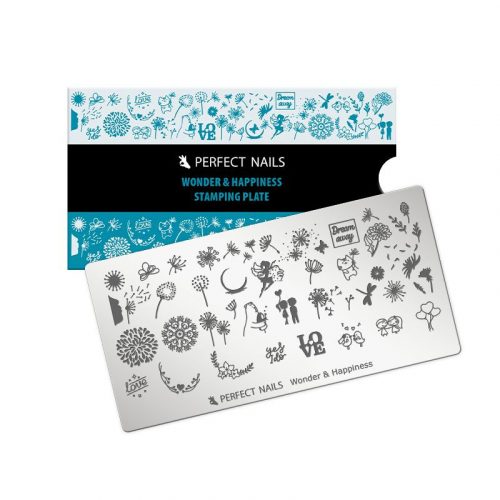 Stamping plate - Wonder & Happiness