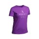 T-shirt Purple with PN Logo with Rhinestones S