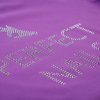 T-shirt Purple with PN Logo with Rhinestones S