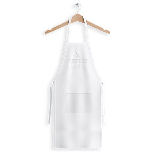 Apron - White with PN Logo with Rhinestones