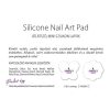 Silicone Nail Art Pad - 2pcs/pack