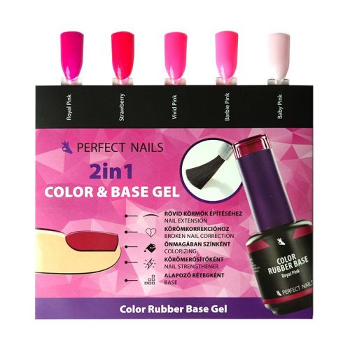 Color Chart - Color Rubber Base Gel 1