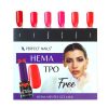 Color Chart - HEMA FREE Gel Polish - Pink & Red