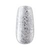 Gel Effect Nail Polish #020 - Glittering Silver 7ml