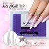 KIT - Reverse Tip - AcrylGel Tip Kit Reusable - Russian Almond - 120pcs