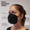 Textile Face Mask - Black