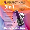 Elastic Hard Base Gel 8ml - Clear - with Brush