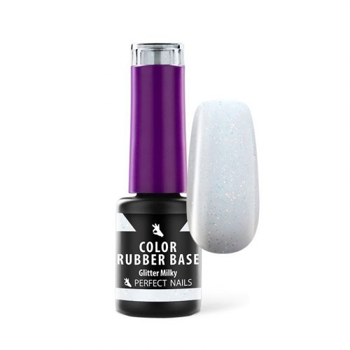 Color Rubber Base Gel - Glitter Milky 4ml