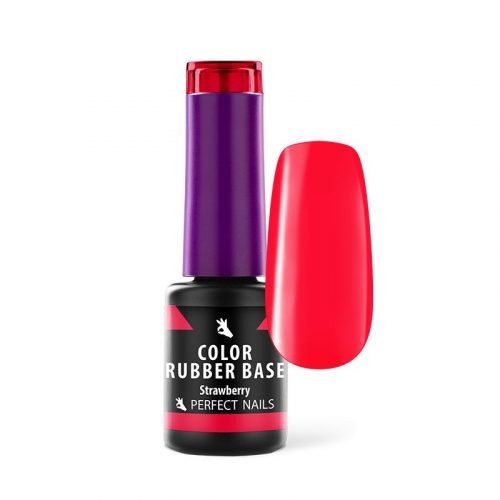 Color Rubber Base Gel - Strawberry 4ml