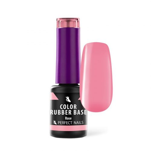 Color Rubber Base Gel - Rose 4ml