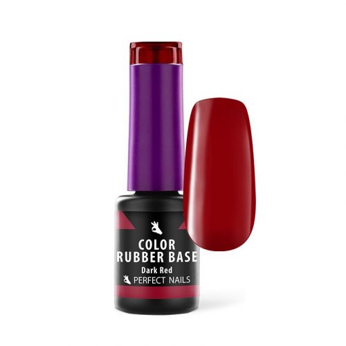 Color Rubber Base Gel - Dark Red 4ml