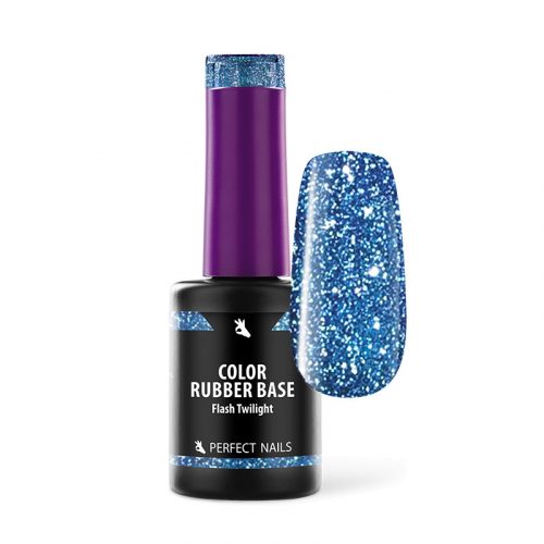 Color Rubber Base Gel - Flash Twilight 8 ml