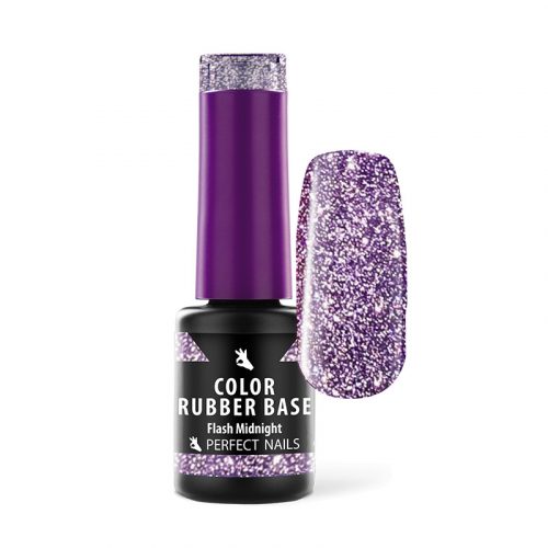 Color Rubber Base Gel - Flash Midnight 4 ml