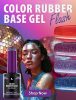 Color Rubber Base Gel - Flash Midnight 4 ml