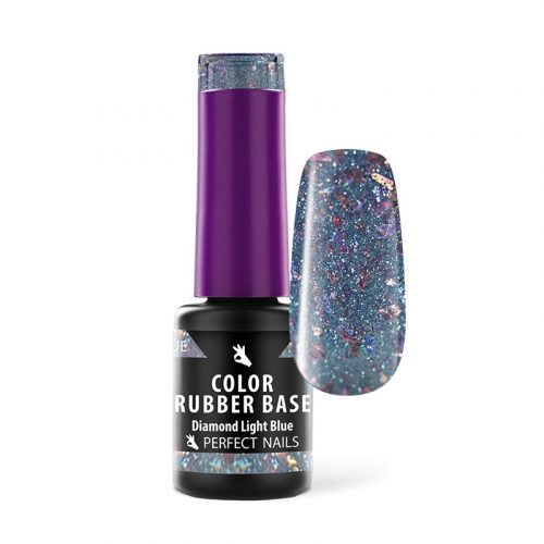 Color Rubber Base Gel - Diamond Light Blue 4ml