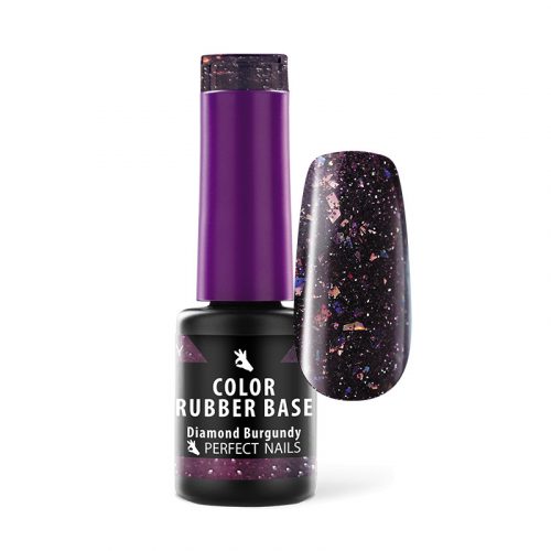 Color Rubber Base Gel - Diamond Burgundy 4ml