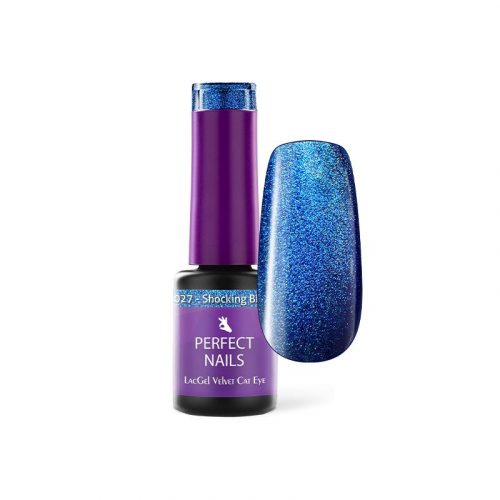 LacGel Cat Eye C027 Gel Polish 4ml - Shocking Blue - Hypnotic