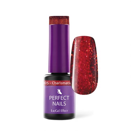 LacGel Effect E005 Gel Polish 4ml - Charismatic Red - Winter Wonderland