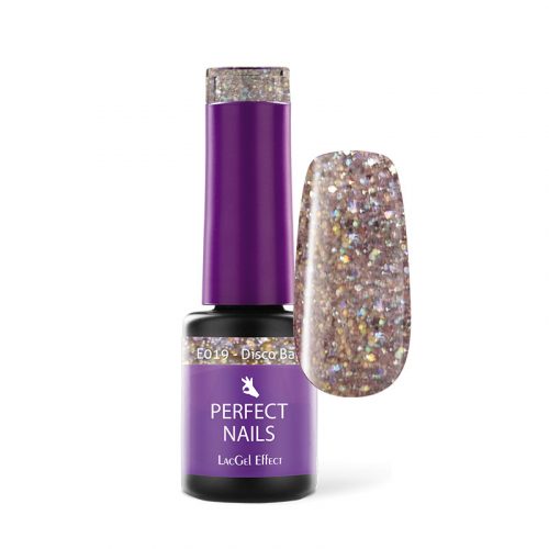 LacGel Effect E019 Gel Polish 4ml - Disco Ball - Disco