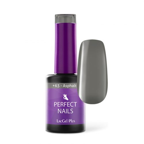 LacGel Plus +063 Gel Polish 8ml - Asphalt - 5 Shades of Grey