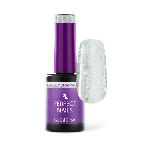 LacGel Effect E001 Gel Polish 8ml - Mysterious White - Winter Wonderland