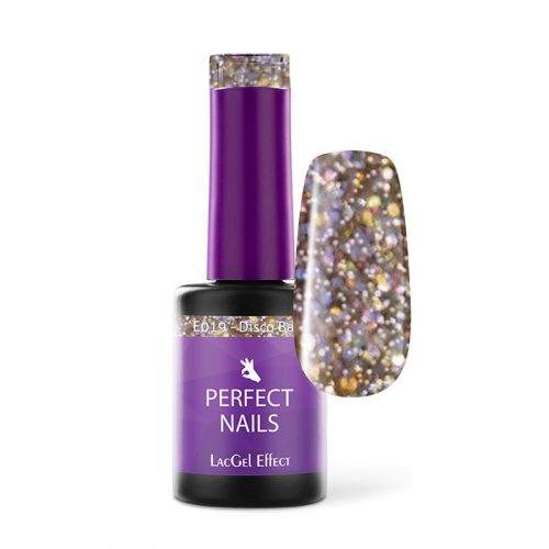 LacGel Effect E019 Gel Polish 8ml - Disco Ball - Disco