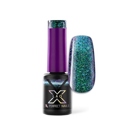 LaQ X Gel Polish 4ml - Green Sky X095 - Galaxy