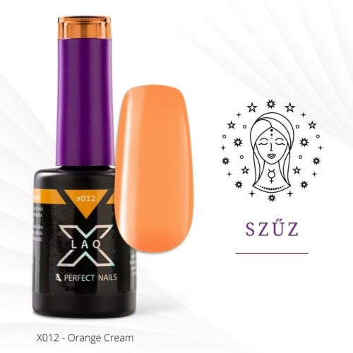 LacGel LaQ X Gel Polish 8ml - Orange Cream X012 - Macaroon