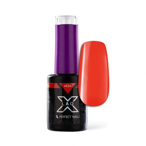 LacGel LaQ X Gel Polish 8ml - Neon Papaya X024 - It's Juicy