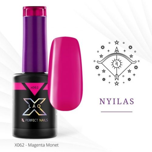 LacGel LaQ X Gel Polish 8ml - Magenta Monet X062 - ART