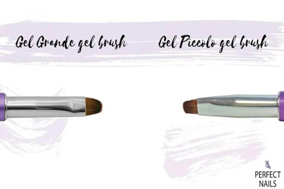 Professional brushes for gel techniques gel grande gel piccolo